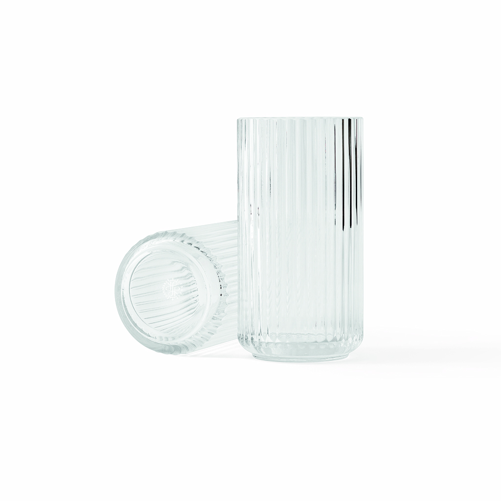 Lyngby Porcelæn Lyngby Porcelain Glass Vase klar - flere størrelser 20 cm