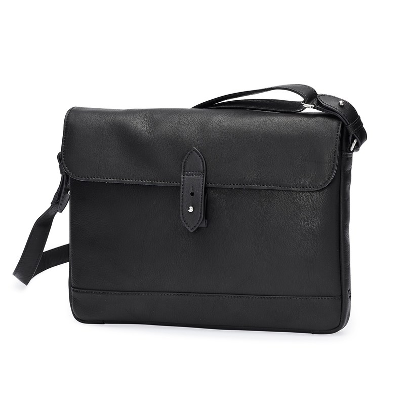 Sejr Copenhagen, GORM Computertasche, Leder Schwarz