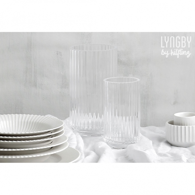 Lyngby by Hilfling Lyngby 21 cm dyp tallerken 4 stk., 2 farger Svart