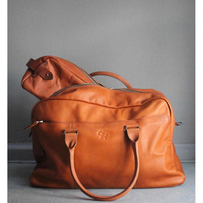 Sejr Copenhagen, GORM liten helgebag flere farger Cognac